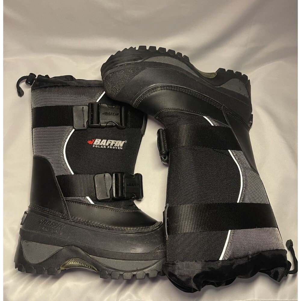 BAFFIN Wolf Men's Winter Snow Boots Black Size 8